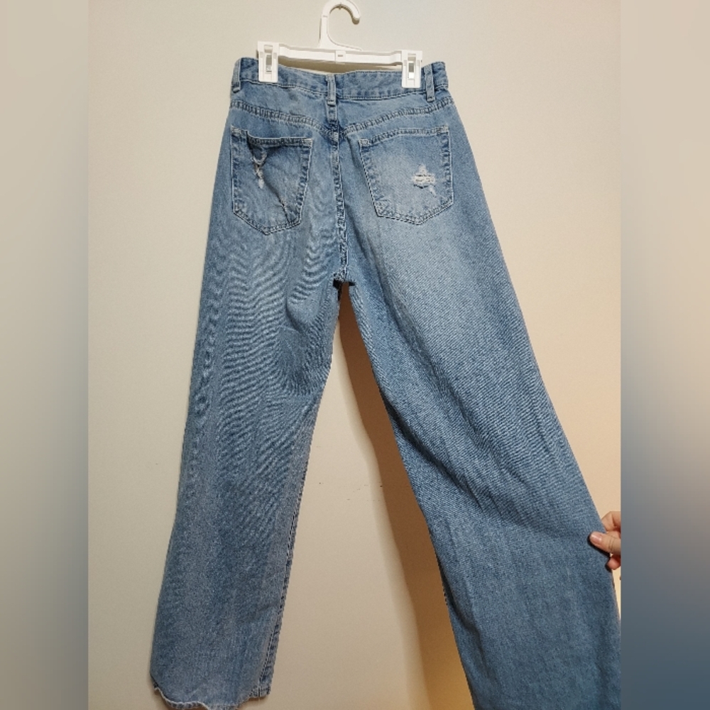 REFUGE Denim Ultra High Rise Wide Leg - Picture 3 of 7